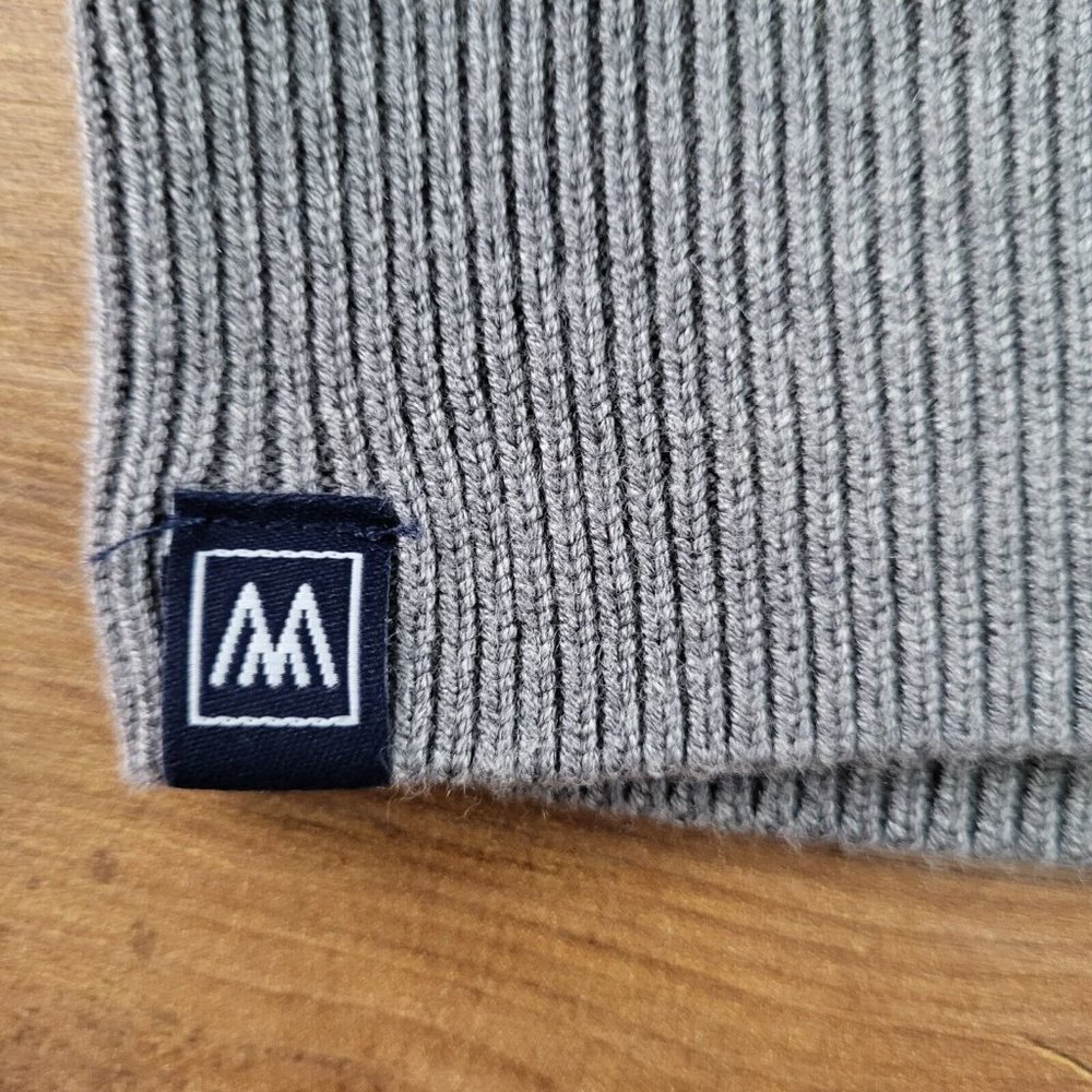 Mizzen + Main Sweater Mens Medium Cassady Hoodie Henley Pullover Button - Picture 6 of 6